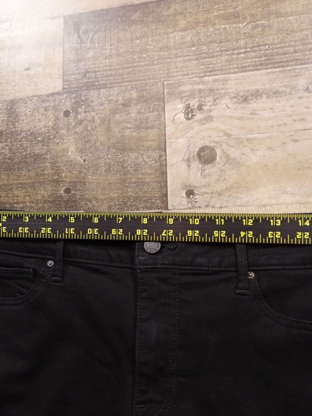 True Religion Jennie Curvy Mid Rise Skinny Jeans Women’s‎ 32 Black Stretch Raw - Picture 6 of 14